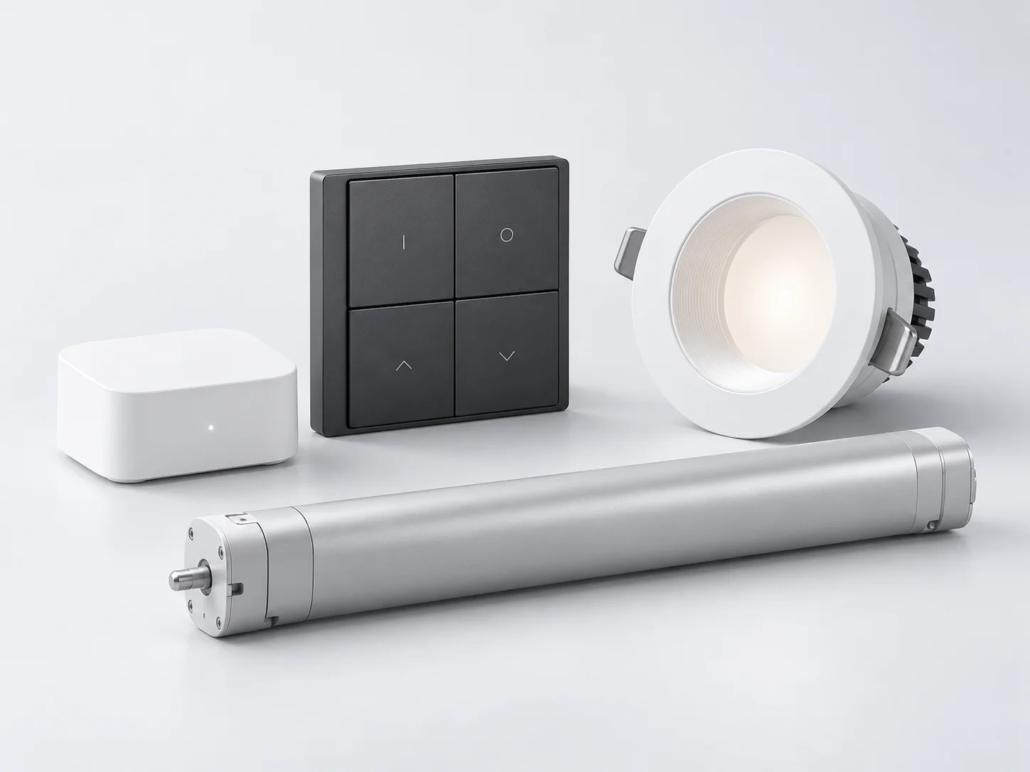 Smart lighting, Gateways & controllers, Switches & panels, Curtains & motors